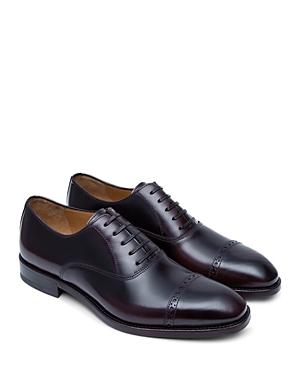 PAUL STUART MEN'S HARTFORD CAP-TOE LEATHER OXFORDS,41221085