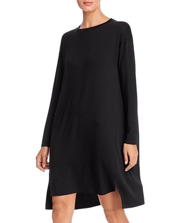 Eileen Fisher Knit High/Low Shift Dress | Bloomingdale's