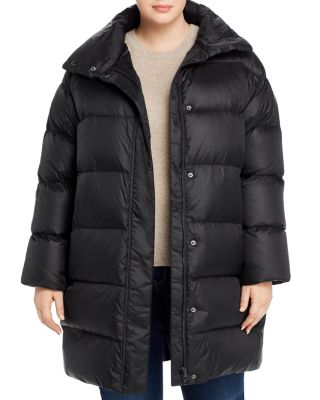 Eileen Fisher Plus Down Puffer Coat 