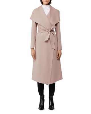 mackage wool wrap coat