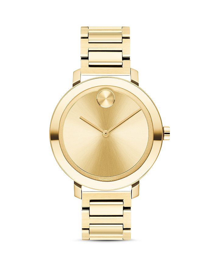 Shop Movado Bold Evolution Watch, 34mm In Gold