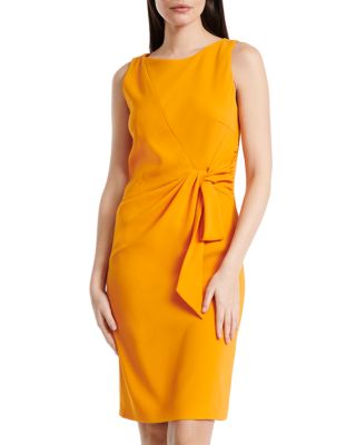 orange business dress