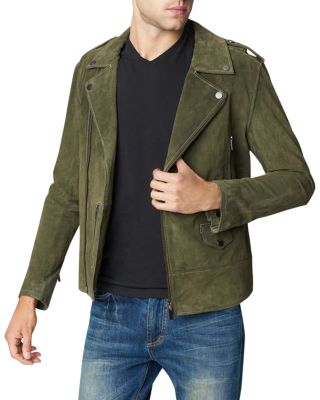 blanknyc suede moto jacket green