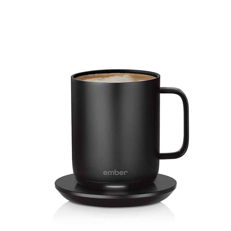 Ember Mug 2 10oz Temperature Control Smart Mug Black: Keeps Coffee Hot, Hand Wash, Includes Coaster, Hot Beverages