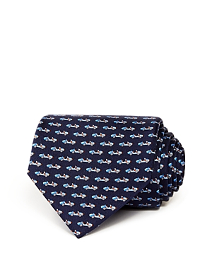 SALVATORE FERRAGAMO RACECAR SILK CLASSIC TIE,0723065