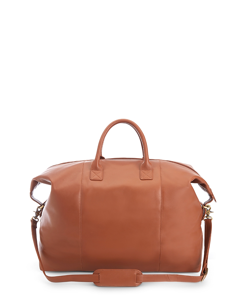 Royce New York Leather Weekender Duffel Bag