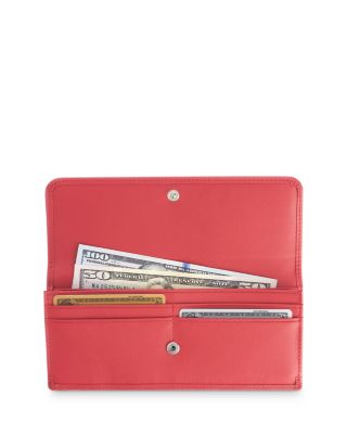 Leather RFID Blocking Clutch Wallet