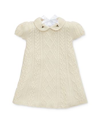 Ralph Lauren Girls' Cable-Knit Sweater Dress - Baby | Bloomingdale's