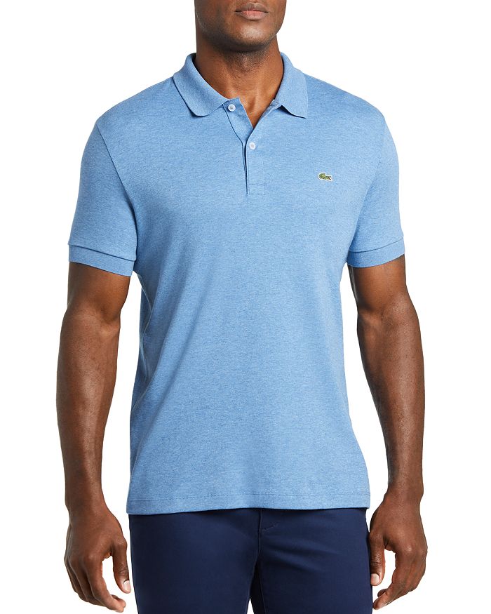 Lacoste Pima Cotton Regular Fit Polo Shirt In Alby Chine