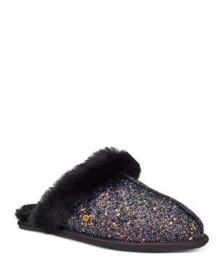 grey glitter ugg slippers