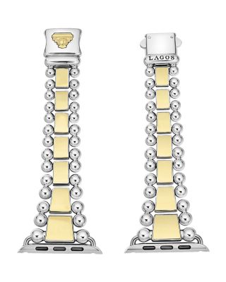 Smart Caviar Stainless Steel 18K Gold Apple™ Watch Bracelet, 42-44mm