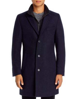 HUGO Milogan Twill Topcoat With Zip-Out Bib | Bloomingdale's