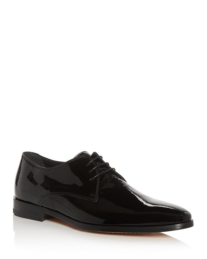 Paul Smith Men's Coyle Patent Leather Oxfords In Black