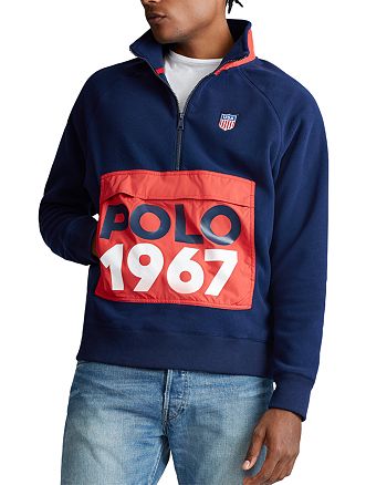 Polo Ralph Lauren Hybrid Half-Zip Jacket | Bloomingdale's