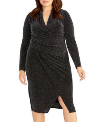 rachel rachel roy bret leopard jersey wrap dress