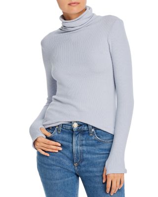 white turtleneck with thumb holes