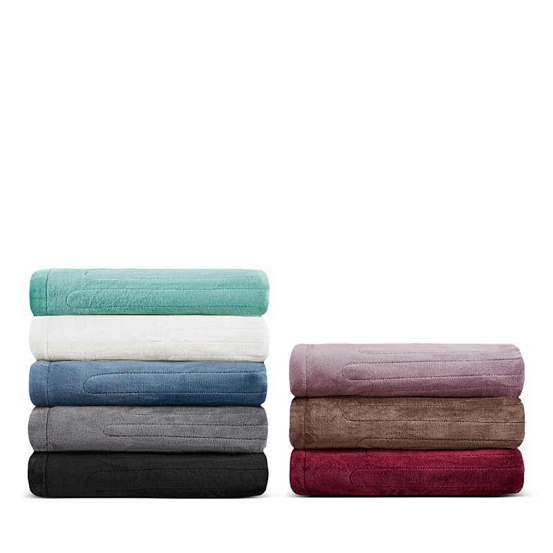 Beautyrest Plush Heated Blanket, Twin In Aqua