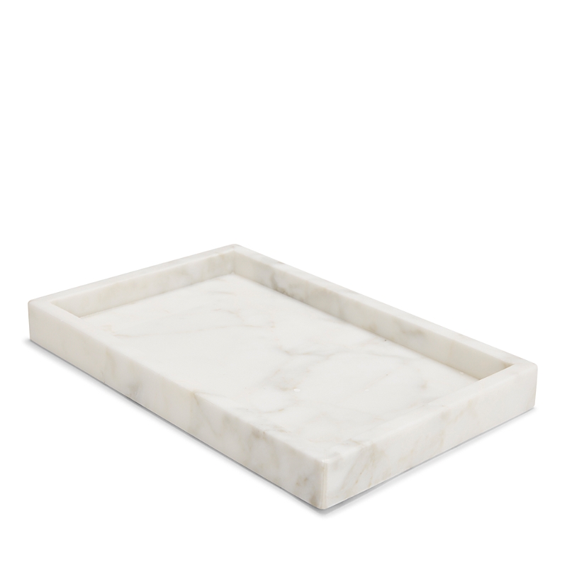 Kassatex Marmol Tray In White Marble