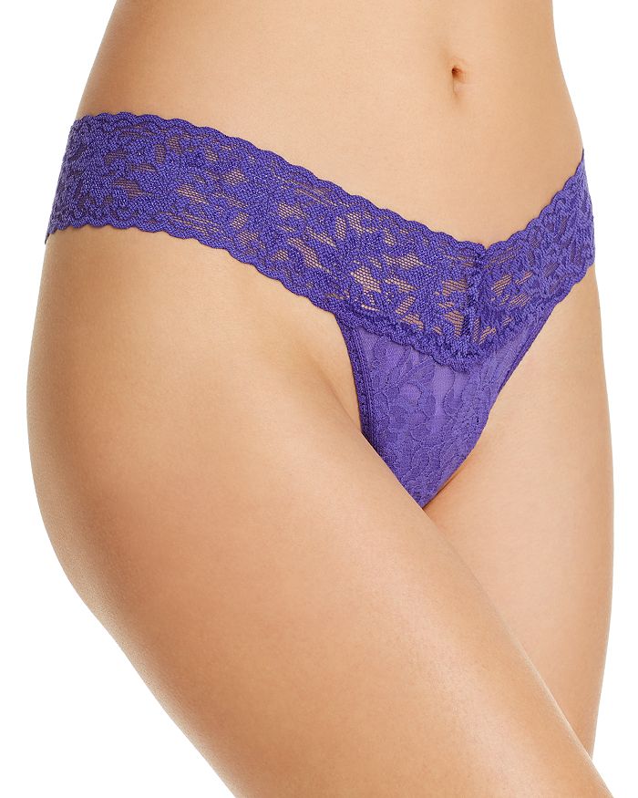 Hanky Panky Petite Low-rise Thong In Wild Voilet