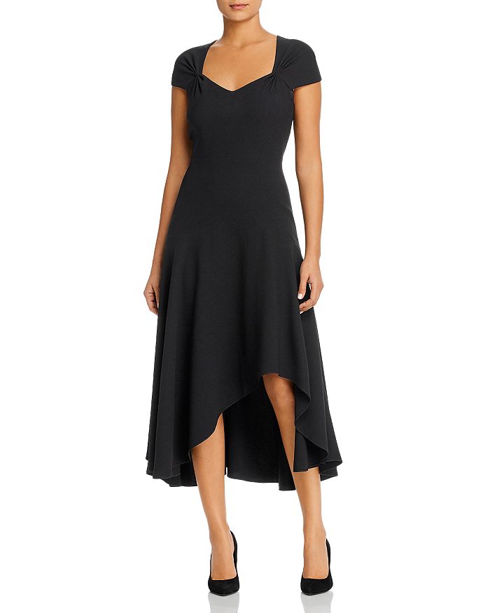 Elie Tahari Phoenix Crepe Asymmetric Hem Dress Bloomingdale S
