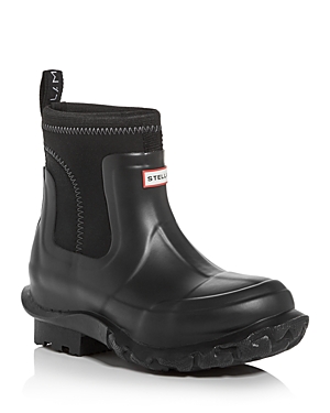 Stella Mccartney X Hunter Rubber Rain Boots In White/black