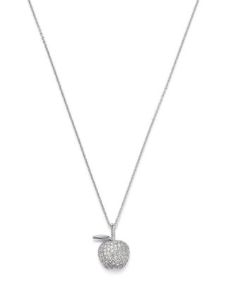 diamond apple pendant