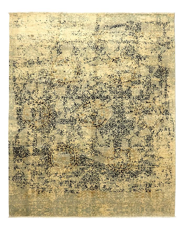 Bloomingdale's Abstract 188953 Area Rug, 8'10 X 11'10 In Flax