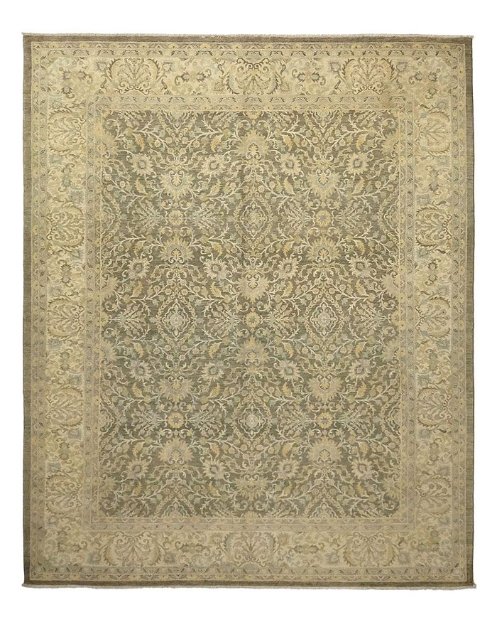 Bloomingdale's Oushak Paper Finish Hand-knotted Area Rug, 9'1 X 11'10 In Champagne