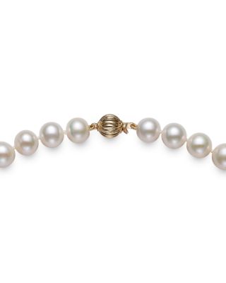 Cultured Freshwater Pearl Necklace in 14K Yellow Gold, 18&amp;quot; 