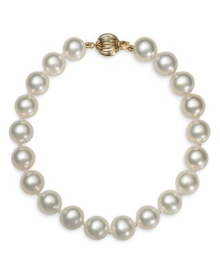 Bloomingdale's Fine Collection - Cultured Freshwater Pearl Bracelet in 14K Yellow Gold - Exclusive