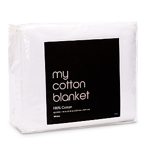 Bloomingdale's My Cotton Blanket, Twin - 100% Exclusive In White