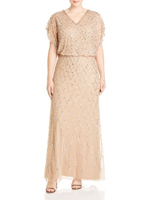 bloomingdales plus size gowns
