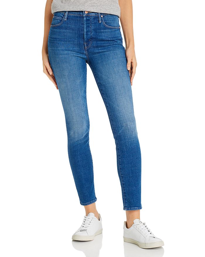 MOTHER THE SUPER STUNNER ANKLE SKINNY JEANS IN DOUBLE VISION,1521-775