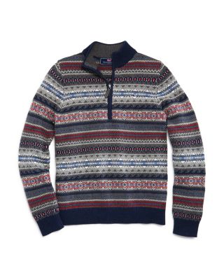 vineyard vines fair isle sweater