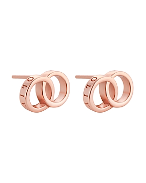 Olivia Burton The Classics Interlink Earrings in Sterling Silver, Gold-Plated Sterling Silver or Ros