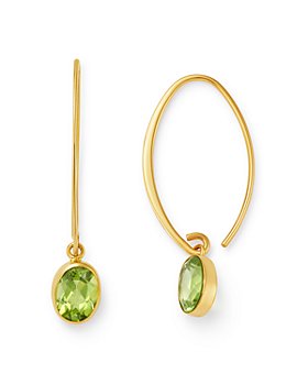 Bloomingdale's - Gemstone Threader Earrings in 14K Yellow Gold - 100% Exclusive