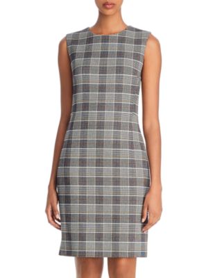 houndstooth sheath dress