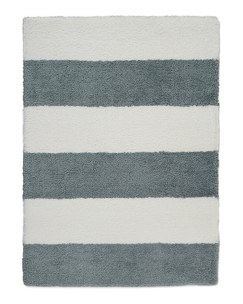 Calvin Klein Ck720 Chicago Area Rug, 4' X 6' In White/gray