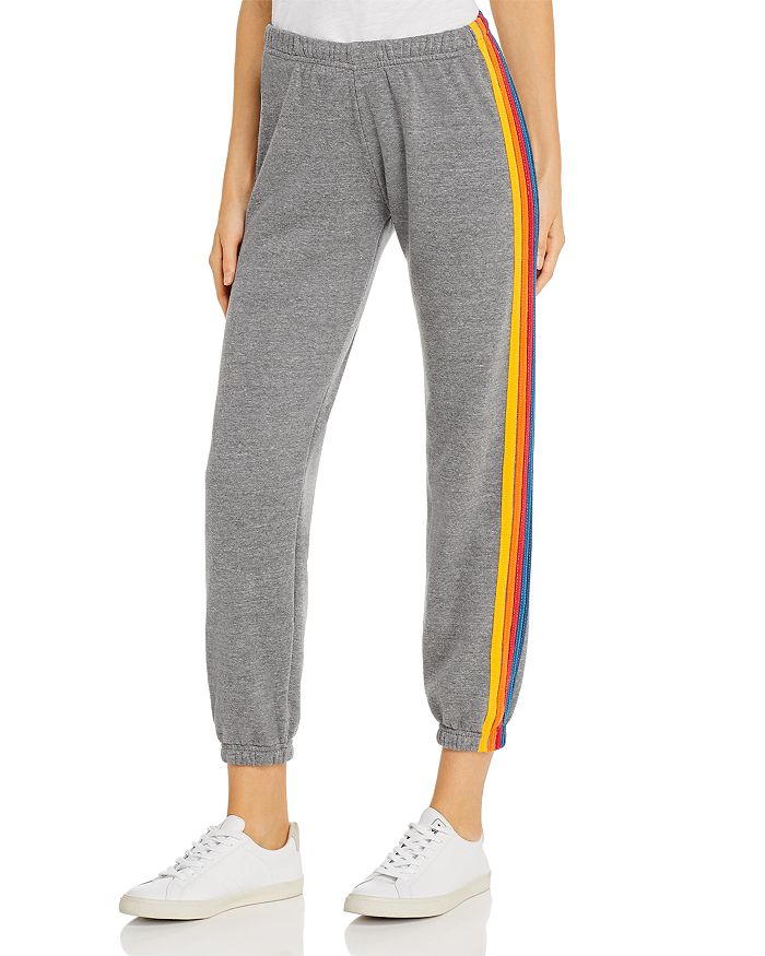 Rainbow Stripe Sweatpants Bloomingdales Women Clothing Pants Sweatpants 100% Exclusive 