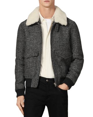 sandro aviator jacket