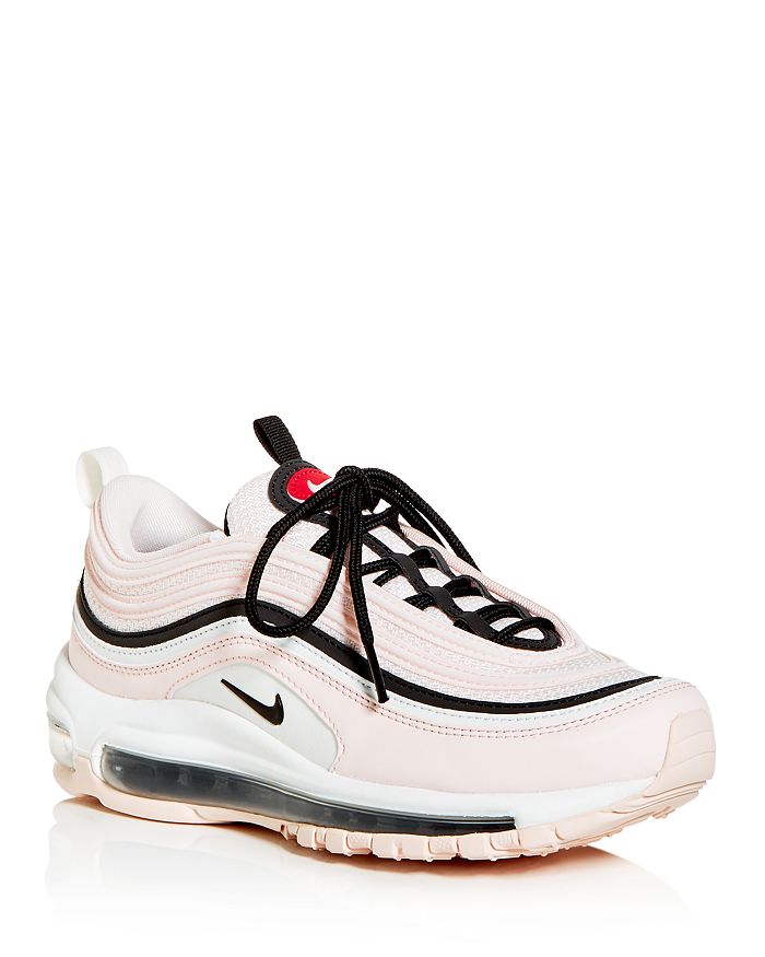 Nike Women's Air Max 97 Low-top Sneakers In Light Soft Pink/black