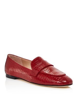 red loafers women