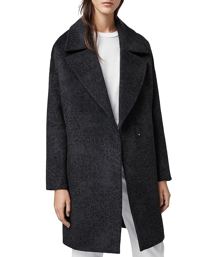All saints clearance jetta wool coat