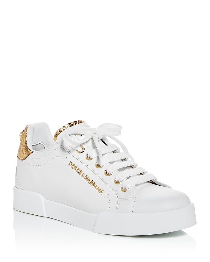 Dolce Granda Bling Tennis Shoes Champagne / 7.5