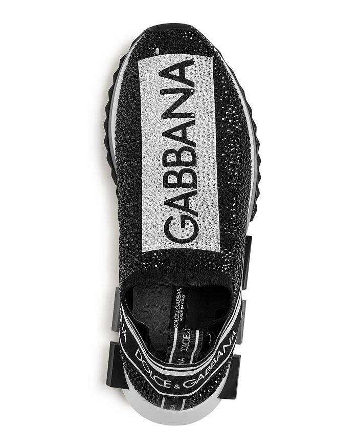 dolce and gabbana sneakers with crystals
