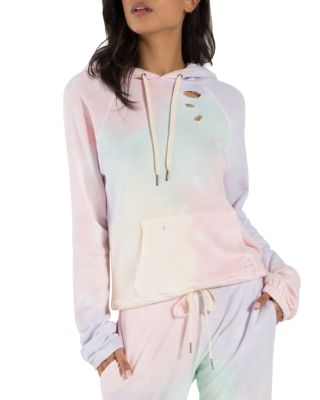 tie dye hooded sweatshirt