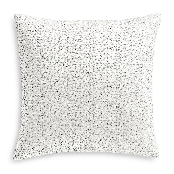 MADISON PARK White Patterned 16 x 16 in Decorative Pillow