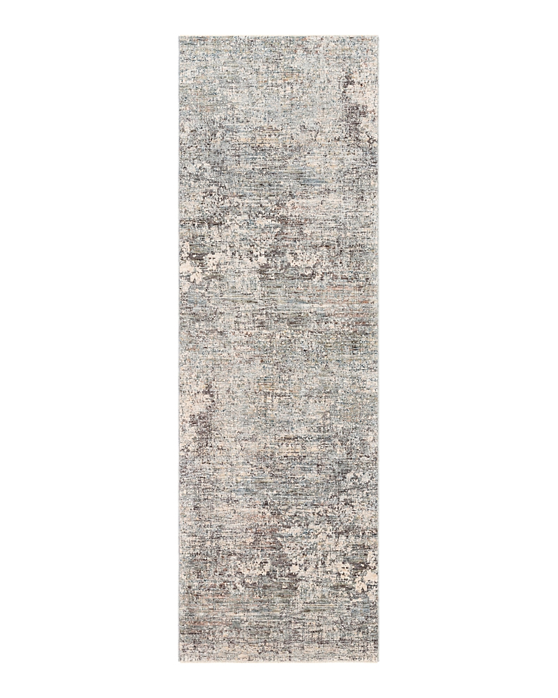 Surya Presidential Pdt-2303 Runner Area Rug, 3'3 X 10' In Pale Blue/medium Gray