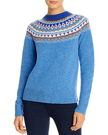 Tory Burch Fair Isle Wool Sweater | Bloomingdale's