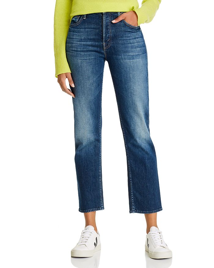 MOTHER THE TOMCAT ANKLE STRAIGHT-LEG JEANS IN ROASTING NUTS,1664S-624